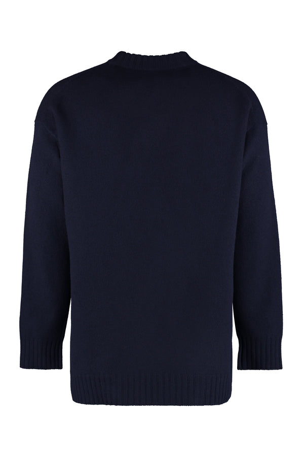 Long sleeve crew-neck sweater-1